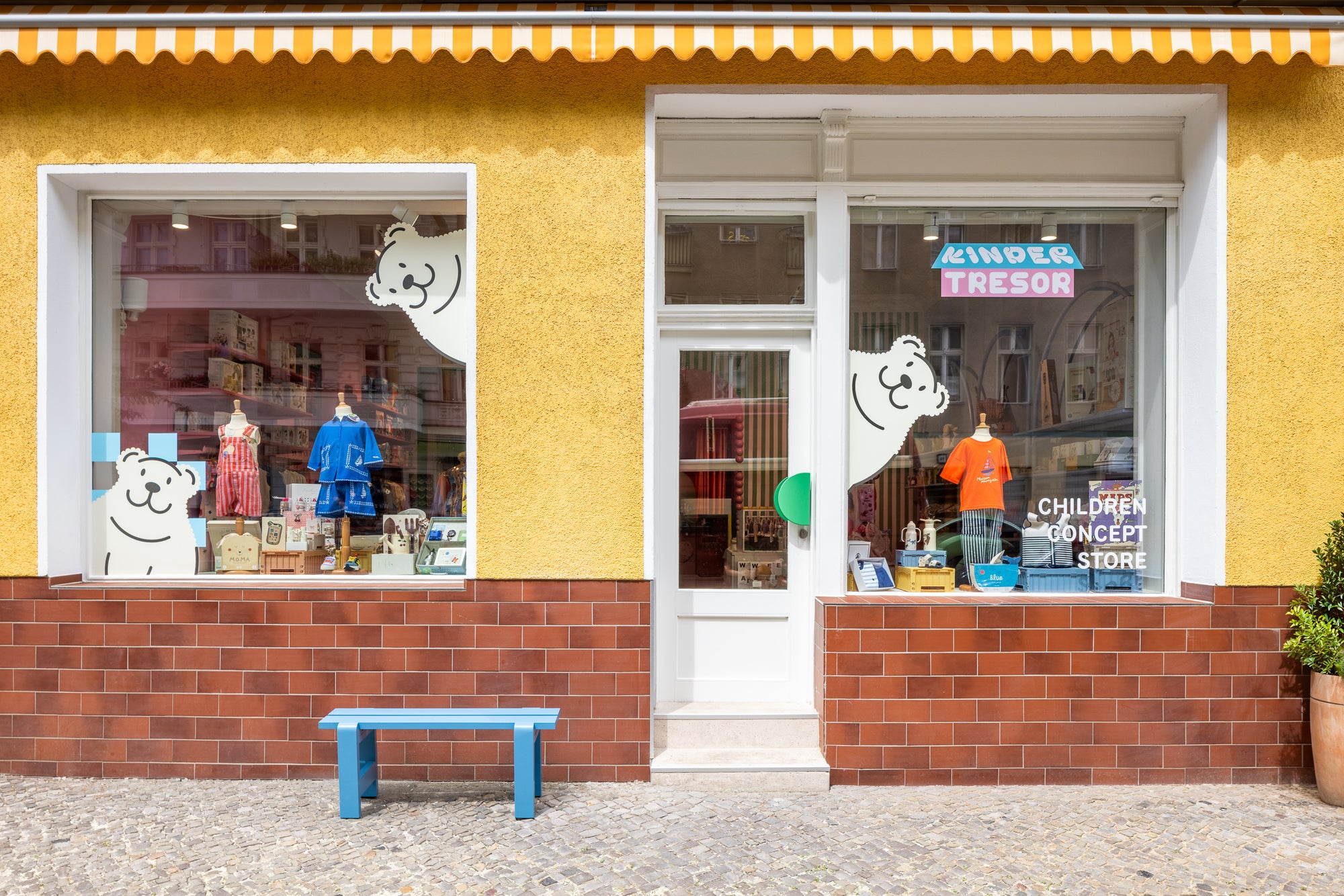 The Kinder Tresor shopfront on Belziger Strasse in Berlin